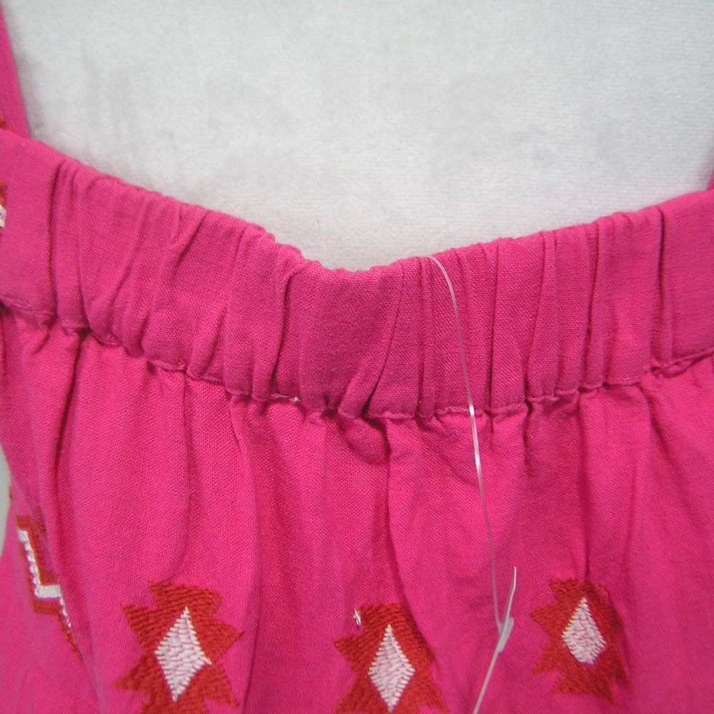 NWT LOFT LINEN BLEND DRESS PETITE MEDIUM - Picture 8 of 11